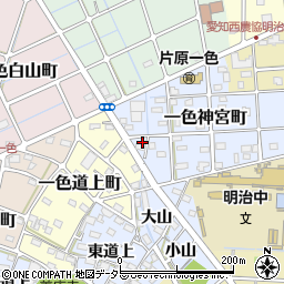 愛知県稲沢市一色神宮町21周辺の地図