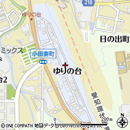 愛知県瀬戸市ゆりの台53周辺の地図