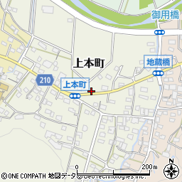 愛知県瀬戸市上本町613周辺の地図