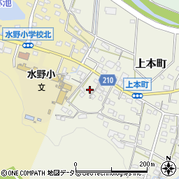 愛知県瀬戸市上本町54周辺の地図
