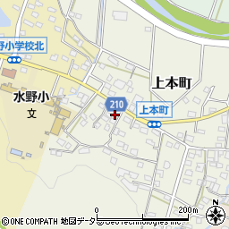 愛知県瀬戸市上本町77周辺の地図