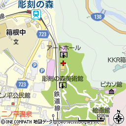 神奈川県足柄下郡箱根町二ノ平1143-22周辺の地図