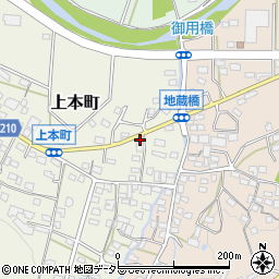 愛知県瀬戸市上本町465周辺の地図