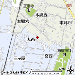 愛知県稲沢市祖父江町森上本郷五130周辺の地図