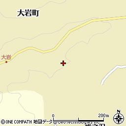 愛知県豊田市大岩町懸ノ下周辺の地図