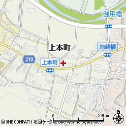 愛知県瀬戸市上本町616周辺の地図