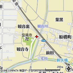 愛知県稲沢市船橋町観音裏35周辺の地図