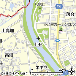 愛知県清須市春日（中ノ割）周辺の地図