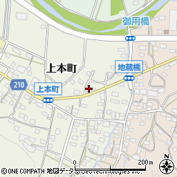 愛知県瀬戸市上本町641周辺の地図