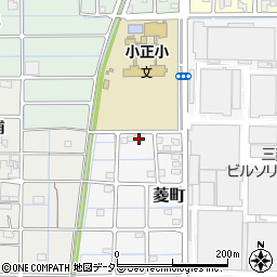 メナード化粧品稲沢小正代行店周辺の地図