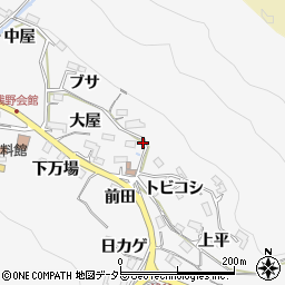 愛知県豊田市浅谷町周辺の地図