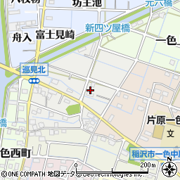愛知県稲沢市一色巡見町35周辺の地図