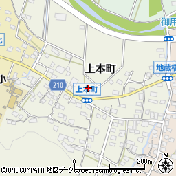 愛知県瀬戸市上本町603周辺の地図
