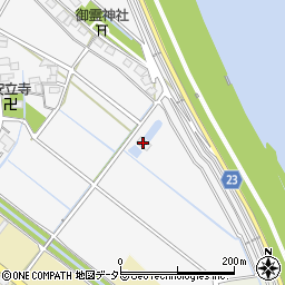 新大江揚水機場周辺の地図