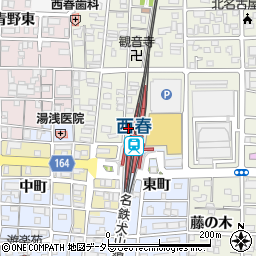 愛知県北名古屋市鹿田若宮3950周辺の地図