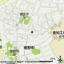 愛知県春日井市熊野町506-2周辺の地図