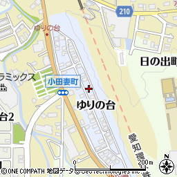 愛知県瀬戸市ゆりの台55周辺の地図
