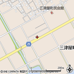 滋賀県彦根市三津屋町1607周辺の地図