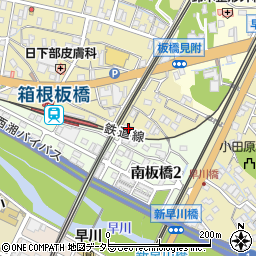 神奈川県小田原市板橋113周辺の地図