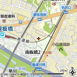 神奈川県小田原市板橋54周辺の地図