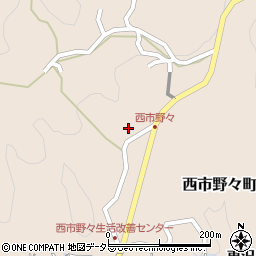 愛知県豊田市西市野々町道下422周辺の地図