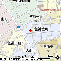 愛知県稲沢市一色神宮町15周辺の地図