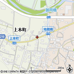 愛知県瀬戸市上本町645周辺の地図