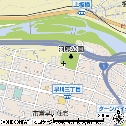 神奈川県小田原市板橋247-1周辺の地図