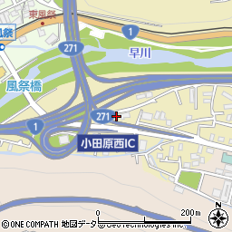 神奈川県小田原市板橋294周辺の地図