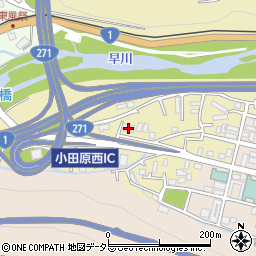 神奈川県小田原市板橋301周辺の地図