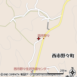 愛知県豊田市西市野々町道下周辺の地図