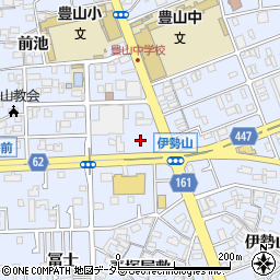愛知県西春日井郡豊山町豊場周辺の地図