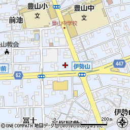 愛知県豊山町（西春日井郡）豊場周辺の地図