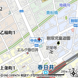 セブンイレブン春日井中央通店周辺の地図