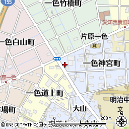 愛知県稲沢市一色神宮町2周辺の地図