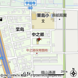 中之郷周辺の地図