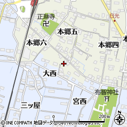 愛知県稲沢市祖父江町森上本郷五119周辺の地図