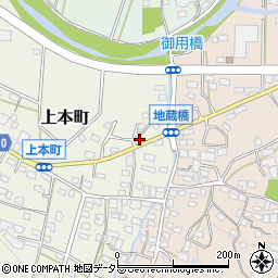 愛知県瀬戸市上本町648周辺の地図