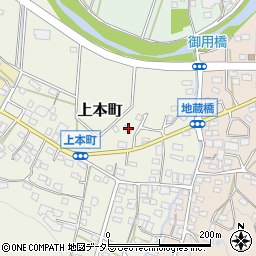 愛知県瀬戸市上本町623周辺の地図