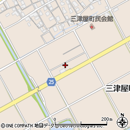 滋賀県彦根市三津屋町1601周辺の地図