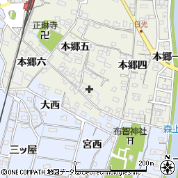 愛知県稲沢市祖父江町森上本郷五111周辺の地図