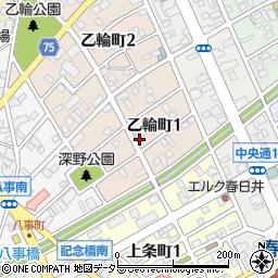 〒486-0832 愛知県春日井市乙輪町の地図