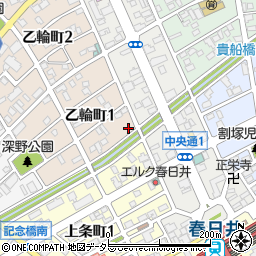 愛知県春日井市乙輪町1丁目101周辺の地図