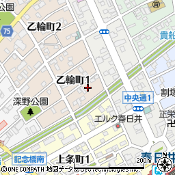 愛知県春日井市乙輪町1丁目94周辺の地図