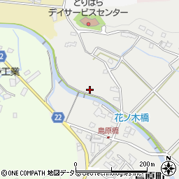 愛知県瀬戸市鳥原町326-2周辺の地図