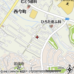 滋賀県彦根市西今町254周辺の地図