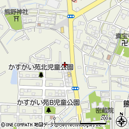 愛知県春日井市熊野町678-1周辺の地図