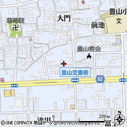 愛知県西春日井郡豊山町豊場高前周辺の地図