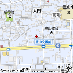 愛知県豊山町（西春日井郡）豊場（高前）周辺の地図