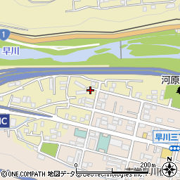 神奈川県小田原市板橋312-7周辺の地図
